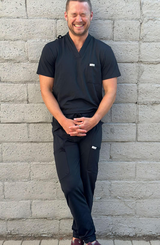 MDF Instruments OU-MN-JG-BL-0XL OliveUs Men's Jogger Pants - Black, XL