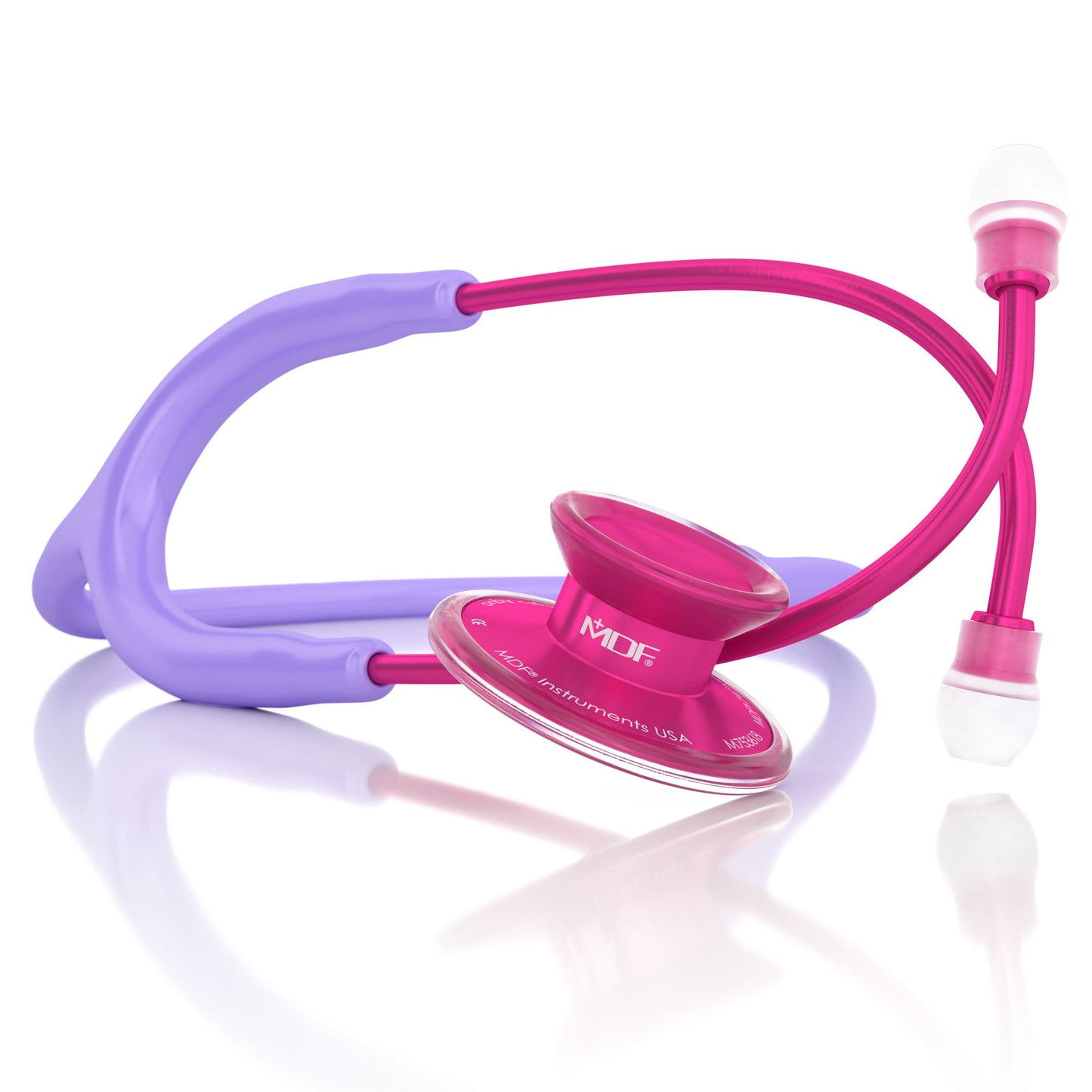 MDF Instruments MDF747XPPA07 Acoustica® Pink Stethoscope Pinkalloy and Cher