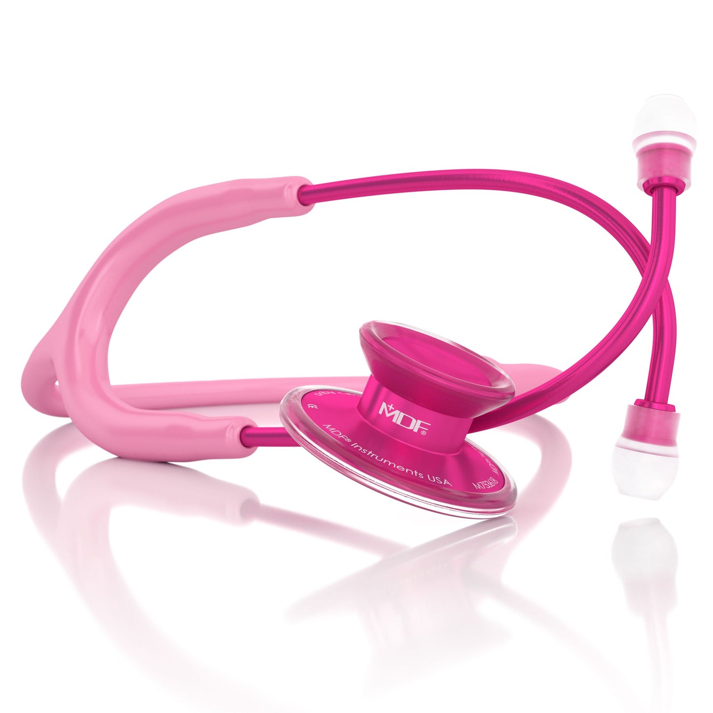 MDF Instruments MDF747XPPA01 Acoustica® Pink Stethoscope Pinkalloy and Cosmo