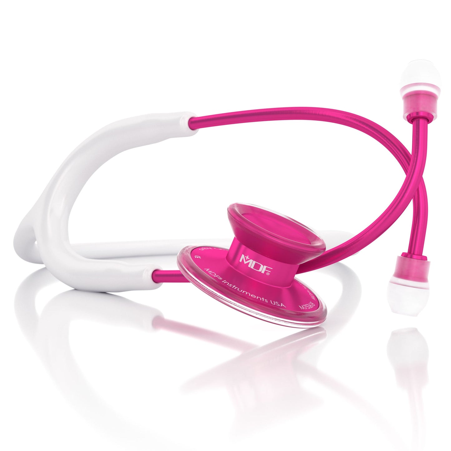 MDF Instruments MDF747XPPA29 Acoustica® Pink Stethoscope Pinkalloy and White
