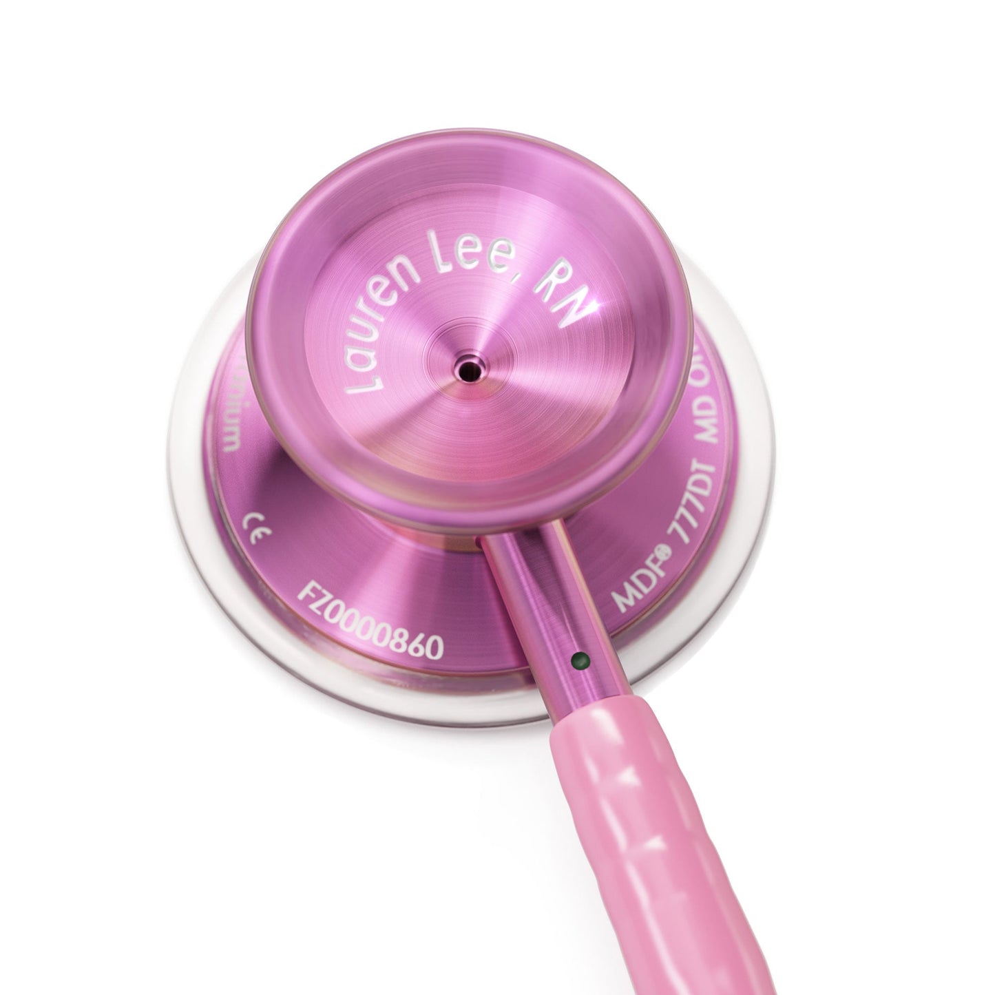 MDF Instruments MDF777TBL01 MD One® Epoch Titanium Adult Stethoscope - Light Pink/Blossom