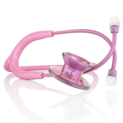 MDF Instruments MDF777TBL01 MD One® Epoch Titanium Adult Stethoscope - Light Pink/Blossom