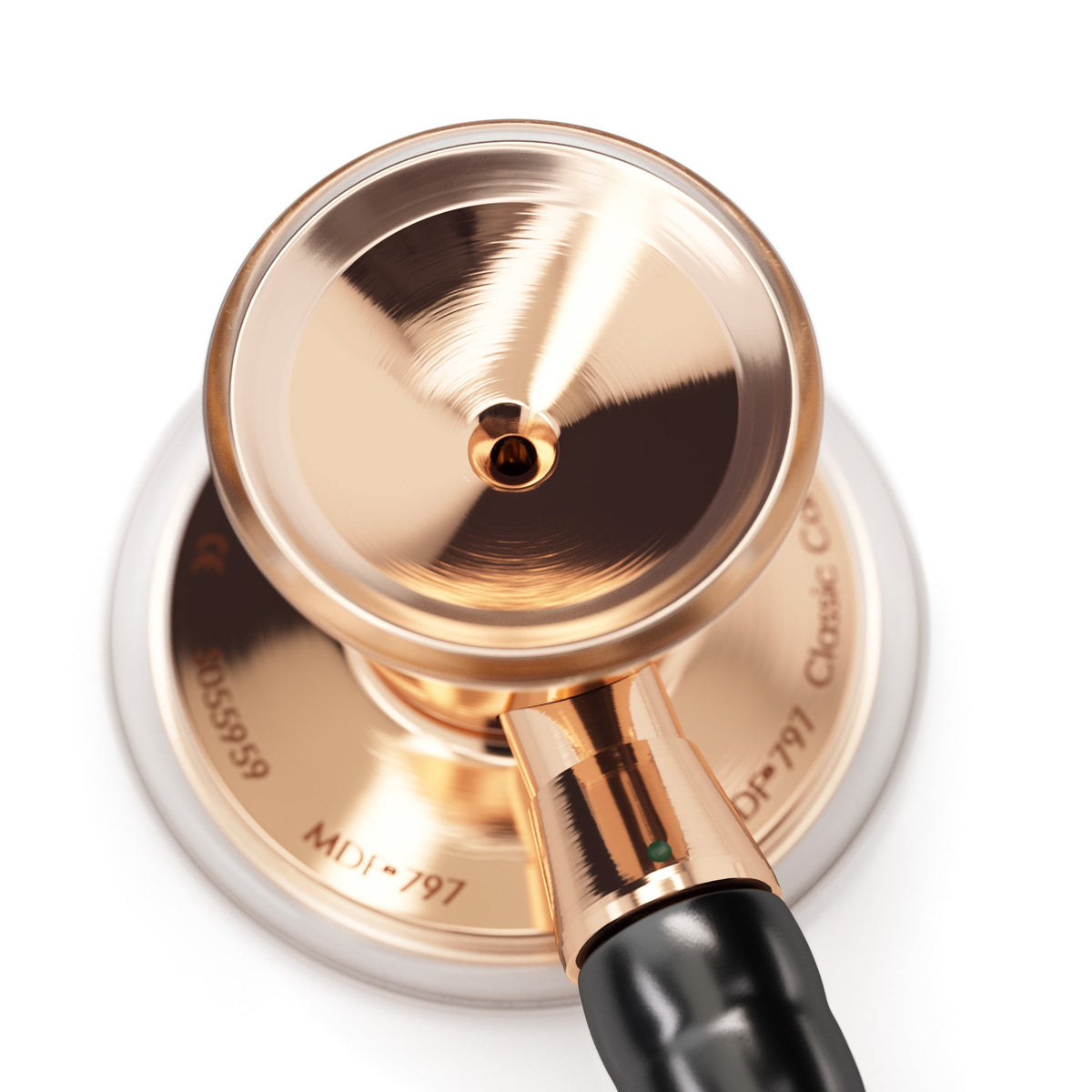 MDF Instruments MDF797RG11 ProCardial® Stainless Steel Cardiology Stethoscope - Black/Rose Gold