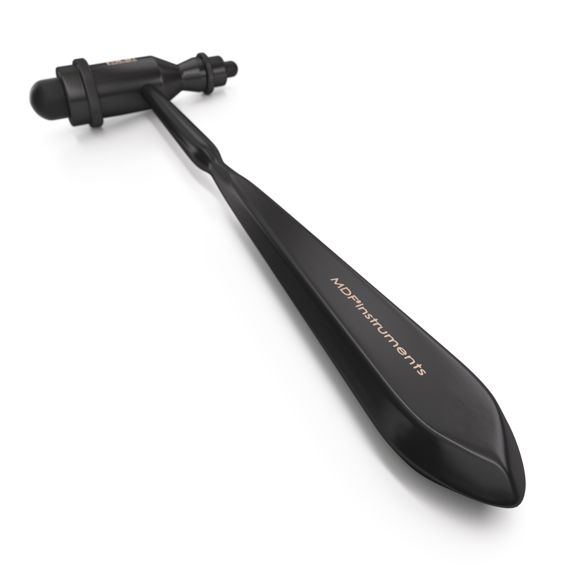 MDF Instruments MDF555BO Tromner Reflex Hammer with Pointed Tip - BlackOut
