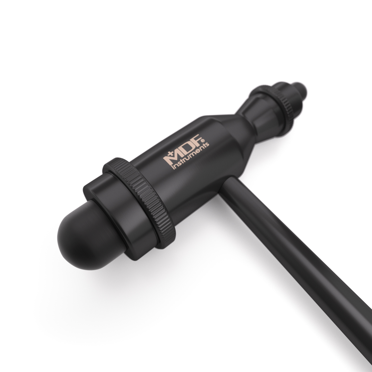 MDF Instruments MDF555BO Tromner Reflex Hammer with Pointed Tip - BlackOut