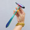 MDF Instruments MDF555KL11 Tromner Reflex Hammer with Pointed Tip - Kaleidoscope