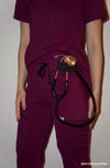 MDF Instruments OU-WO-BT-GR-0SP OliveUs Women's Bootcut Pants - Grape, SP