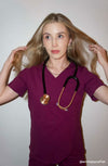 MDF Instruments OU-WO-PT-GR-0XS OliveUs Women's Pendulum Top - Grape, XS