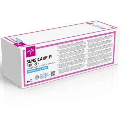 Bosma 71-ME96 SensiCare® PI Micro Polyisoprene Gloves – Powder-Free Surgical Gloves | 50 Pairs/Box, 4 Boxes/Case