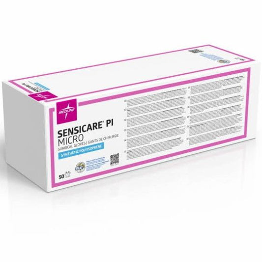 Bosma 71-ME96 SensiCare® PI Micro Polyisoprene Gloves – Powder-Free Surgical Gloves | 50 Pairs/Box, 4 Boxes/Case