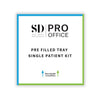 Spa Dent Naturals A121004 Flex™ in Office ONLY 2 syringes & Tray (prev.Extra Strength Single Session)  - Case of 10