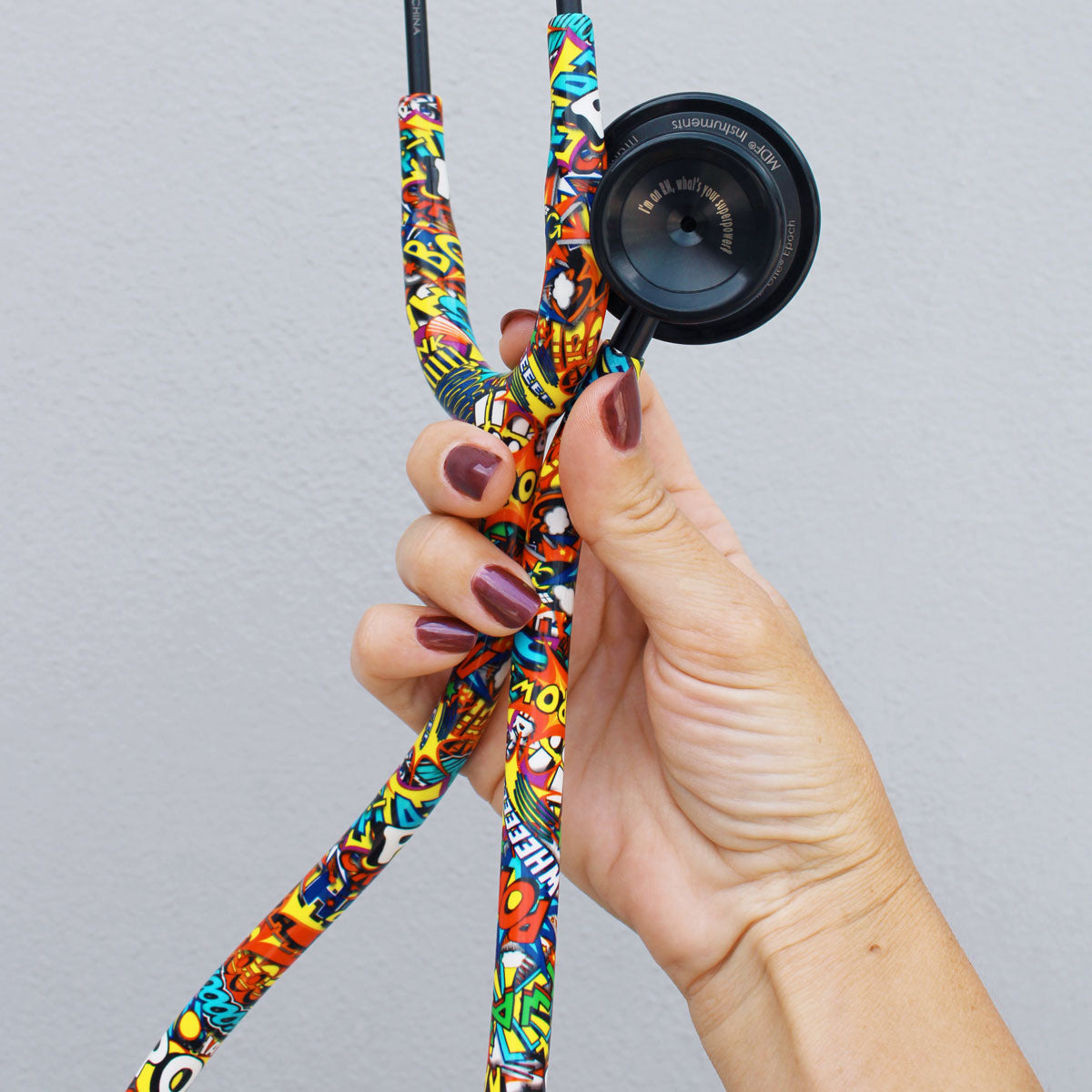 MDF Instruments MDF777TGFBO MD One® Epoch® Titanium Adult Stethoscope - Graffiti/BlackOut