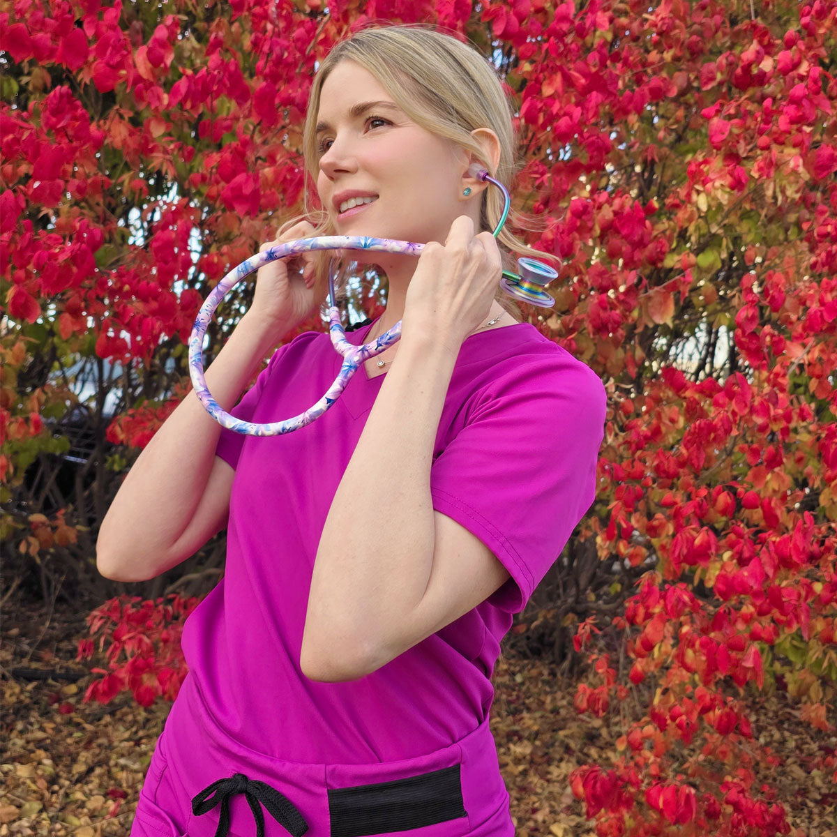 MDF Instruments MDF777TMOKL MD One® Epoch® Titanium Adult Stethoscope - Monet/Kaleidoscope