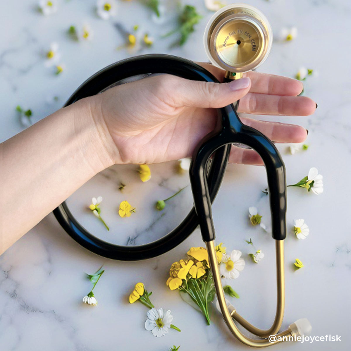 MDF Instruments MDF797TK11 ProCardial® Titanium Cardiology Stethoscope - Black/Gold