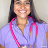 MDF Instruments MDF797TPGLRG ProCardial® Titanium Cardiology Stethoscope - Bright Pink Glitter/Rose Gold