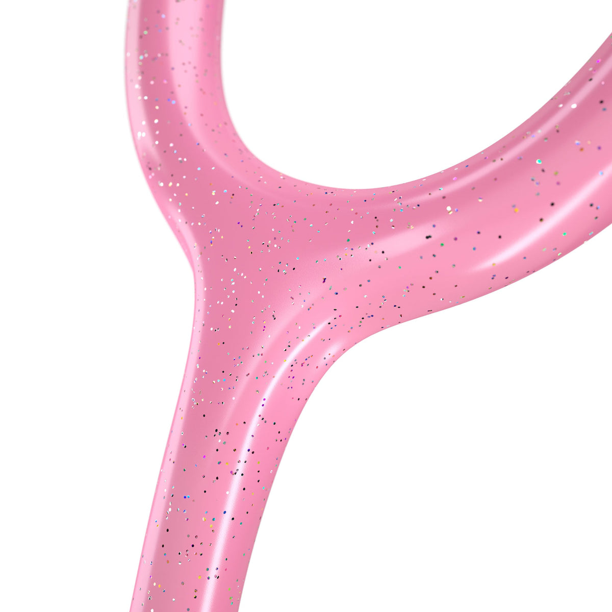 MDF Instruments MDF797TGL01BL ProCardial® Titanium Cardiology Stethoscope - Light Pink Glitter/Blossom