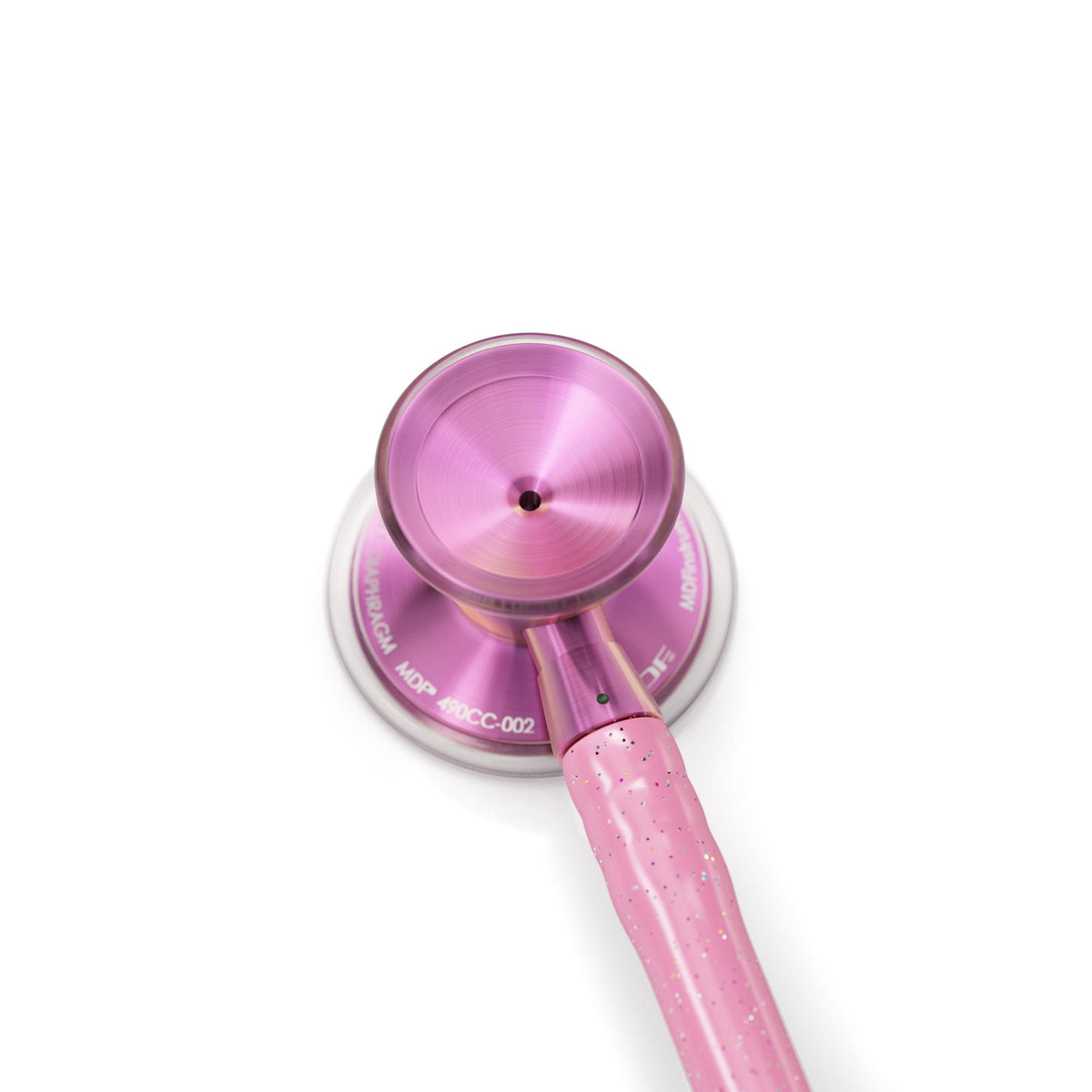 MDF Instruments MDF797TGL01BL ProCardial® Titanium Cardiology Stethoscope - Light Pink Glitter/Blossom