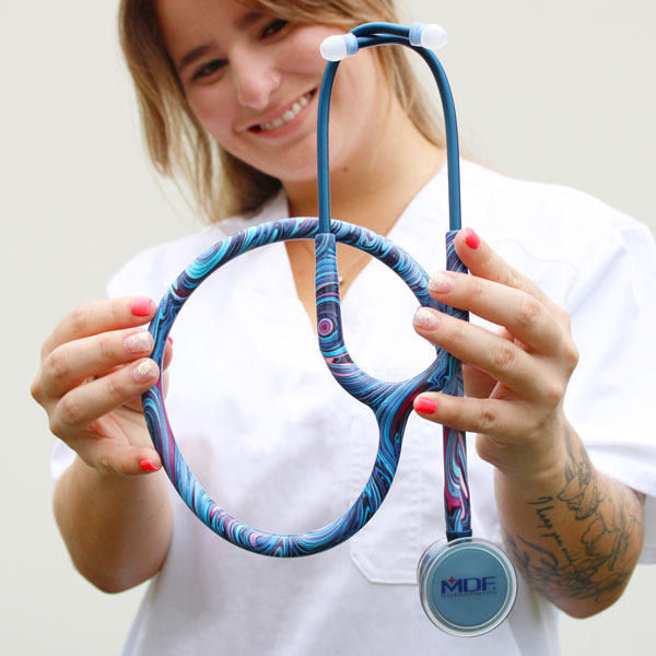 MDF Instruments MDF797TSNCD ProCardial® Titanium Cardiology Stethoscope - Starry Night/Capridium
