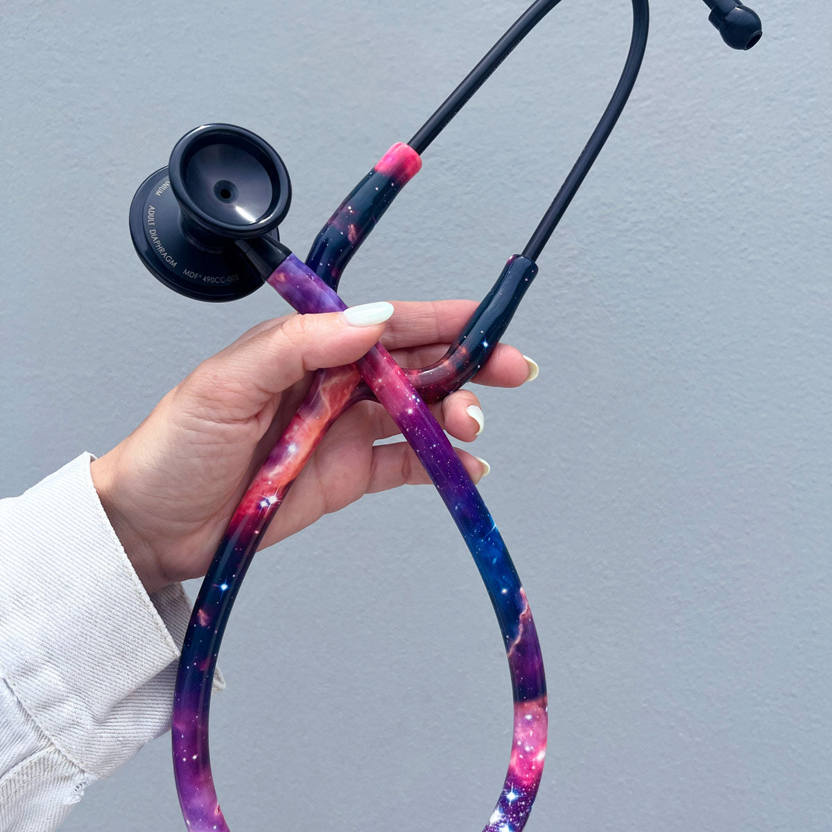 MDF Instruments MDF797TGXBO ProCardial® Titanium Cardiology Stethoscope - Galaxy/BlackOut