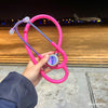 MDF Instruments MDF797TGL32KL ProCardial® Titanium Cardiology Stethoscope - Bright Pink Glitter/Kaleidoscope