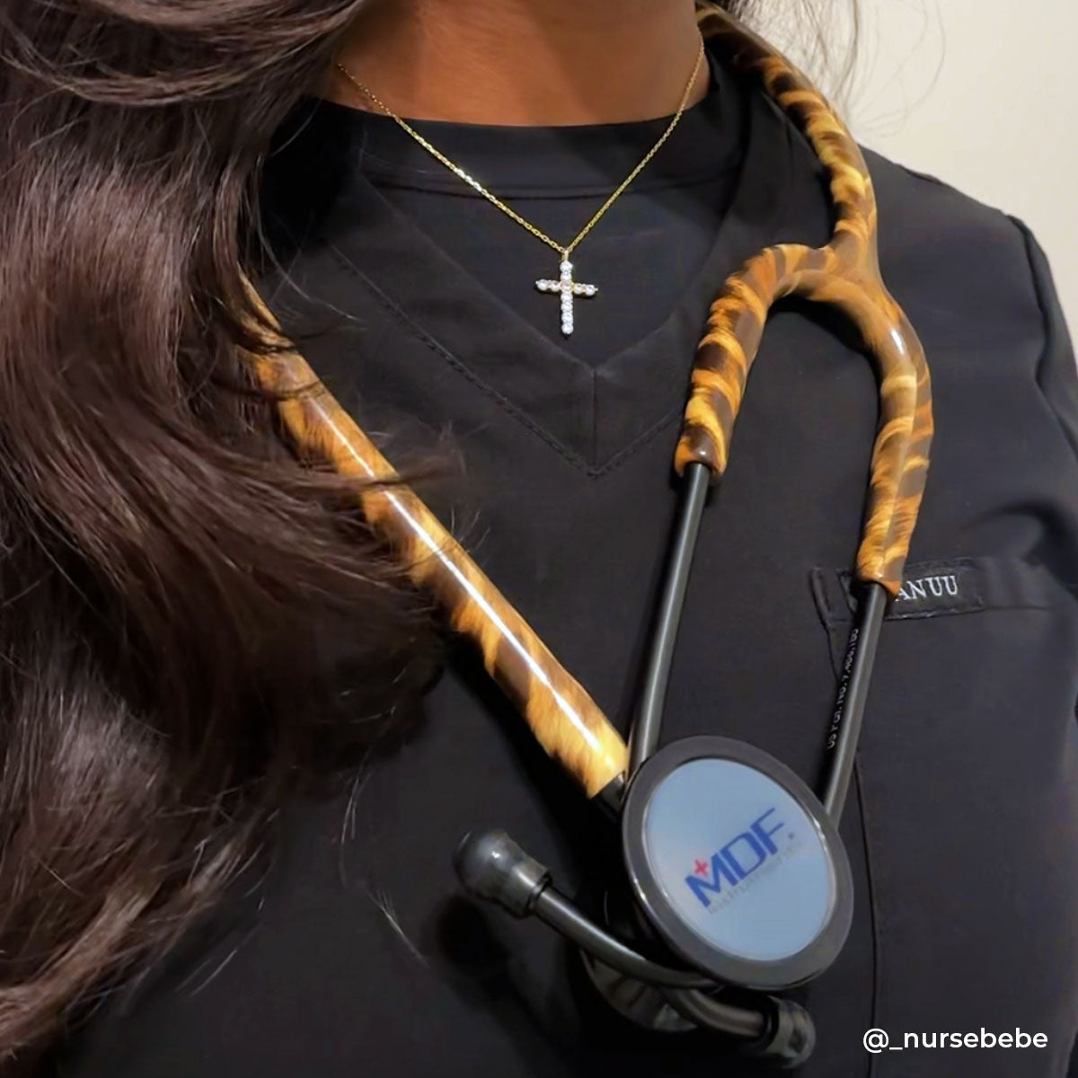 MDF Instruments MDF797TCTBO ProCardial® Titanium Cardiology Stethoscope - Cheetah/BlackOut