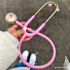 MDF Instruments MDF797TGL01RG ProCardial® Titanium Cardiology Stethoscope - Light Pink Glitter/Rose Gold