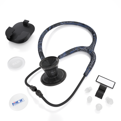 MDF Instruments MDF797TTRBO ProCardial® Titanium Cardiology Stethoscope - Realtree Trace Blue/BlackOut