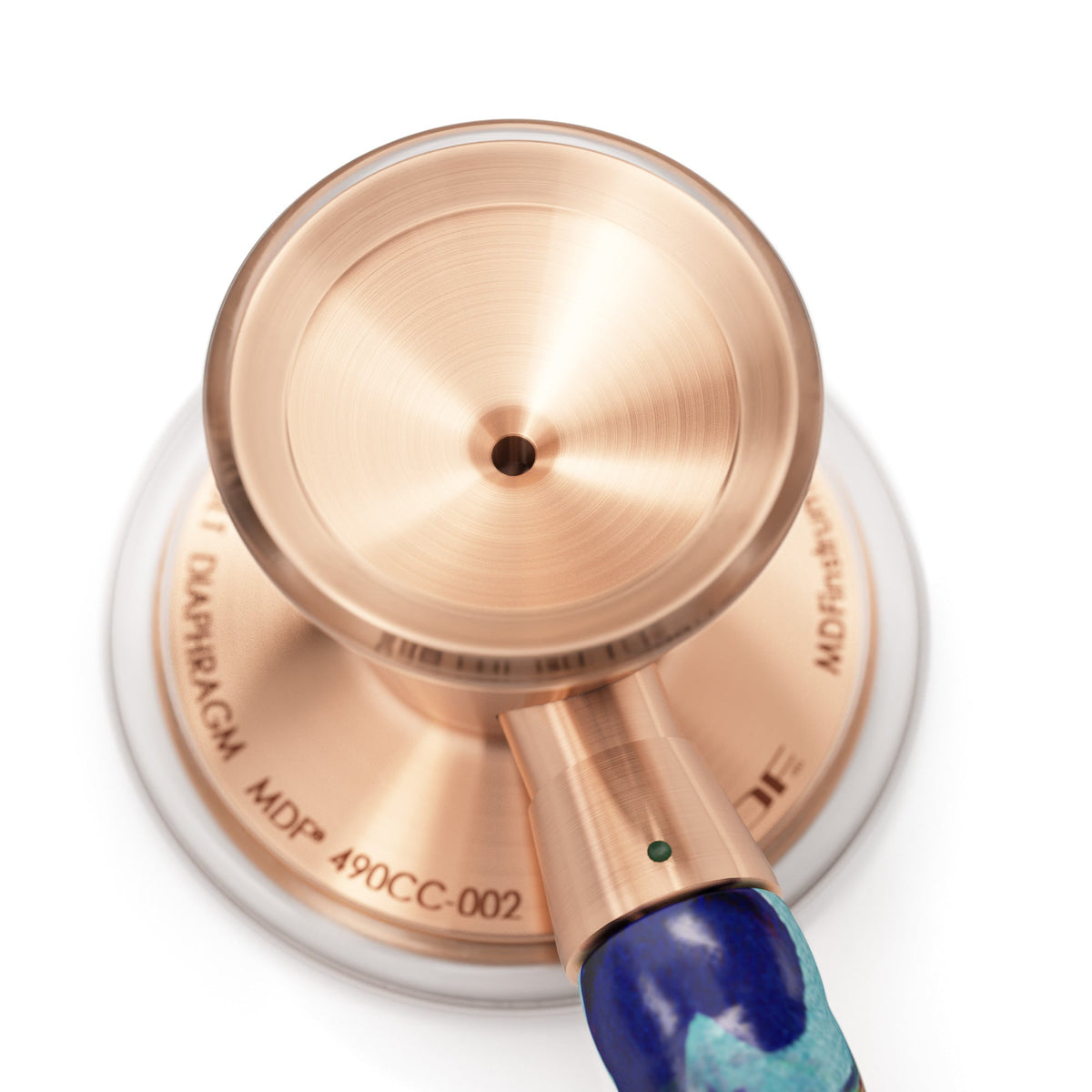MDF Instruments MDF797TPKRG ProCardial® Titanium Cardiology Stethoscope - Peacock/Rose Gold