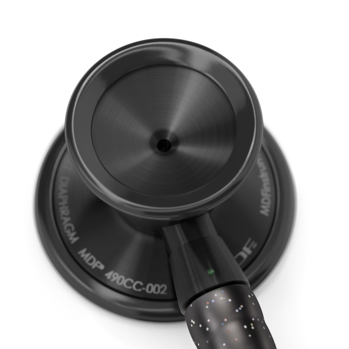 MDF Instruments MDF797TGLBO ProCardial® Titanium Cardiology Stethoscope - Black Glitter/BlackOut