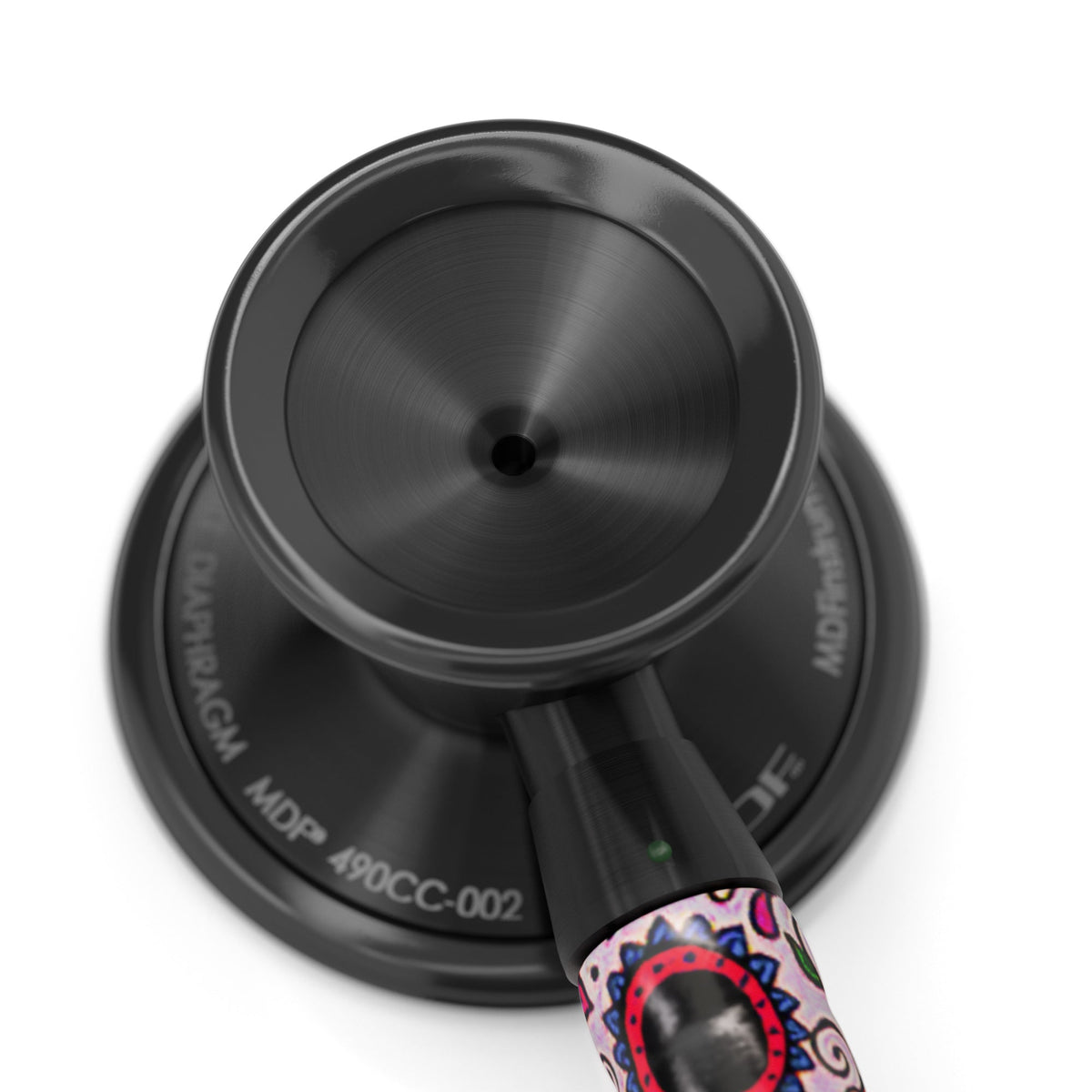 MDF Instruments MDF797TSKBO ProCardial® Titanium Cardiology Stethoscope - Sugar Skull/BlackOut