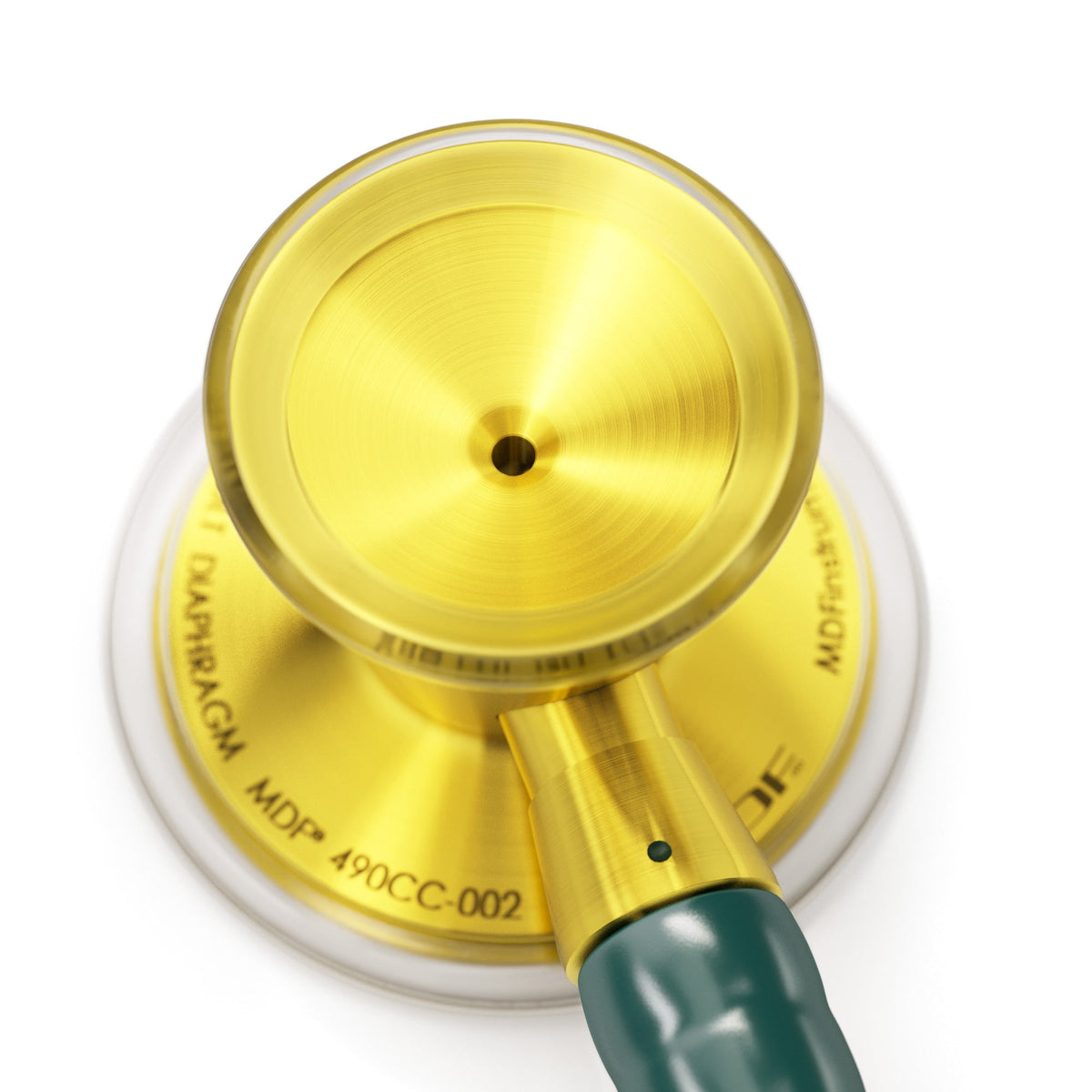 MDF Instruments MDF797TK21 ProCardial® Titanium Cardiology Stethoscope - Green/Gold