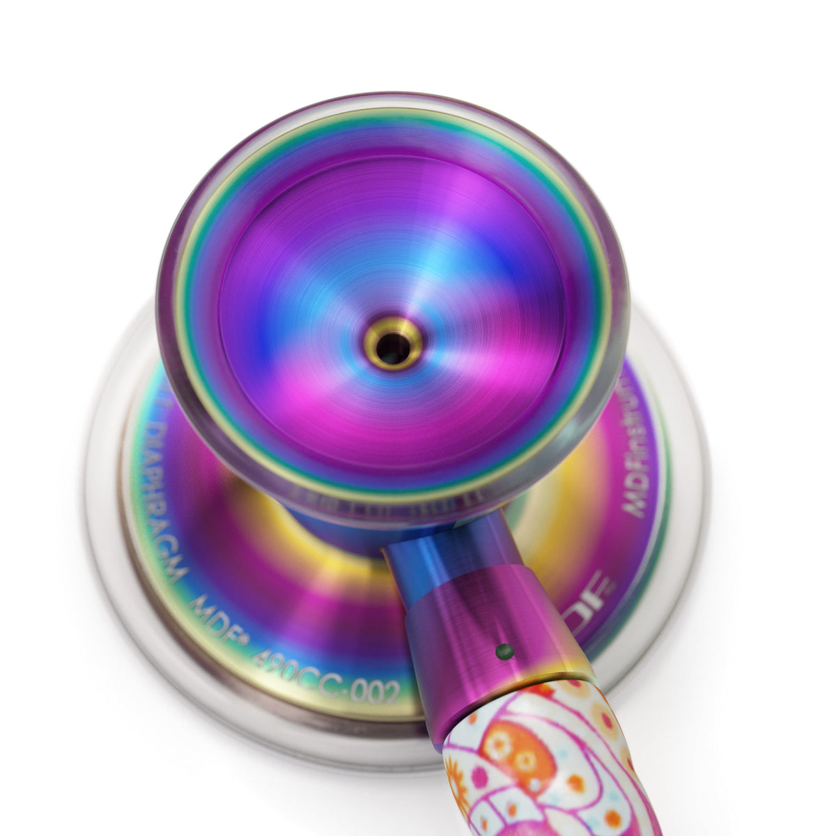 MDF Instruments MDF797TRPKL ProCardial® Titanium Cardiology Stethoscope - Royal Dutch Paisley/Kaleidoscope