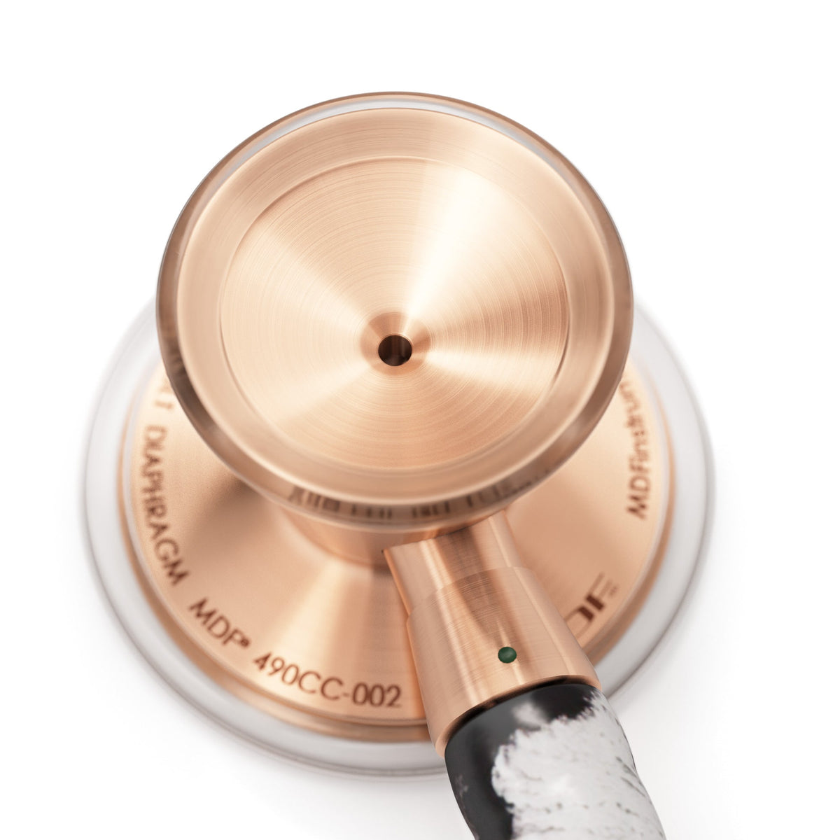 MDF Instruments MDF797TSLRG ProCardial® Titanium Cardiology Stethoscope - Snow Leopard/Rose Gold