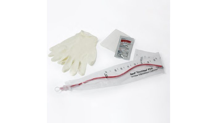 Bosma 10-4A7044 Intermittent Urethral Catheter Kit 14Fr Latex Coude Tip with Insertion Supplies – Sterile Urinary Catheter Kit, 50/Case