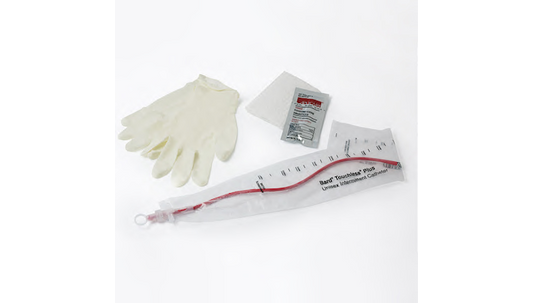 Bosma 10-4A7044 Intermittent Urethral Catheter Kit 14Fr Latex Coude Tip with Insertion Supplies – Sterile Urinary Catheter Kit, 50/Case
