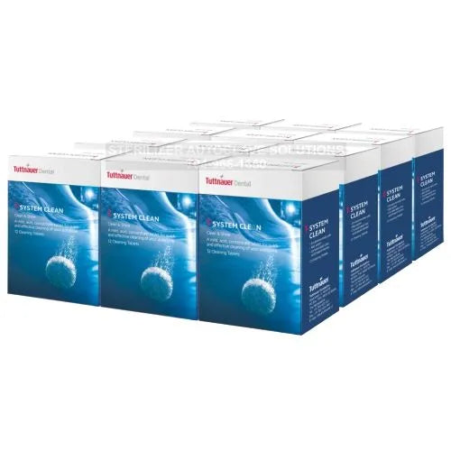 Tuttnauer TSC (Case) T-System Clean Tablets (12Box/Case) (12 Tablets/Box)