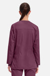 MDF Instruments CK-WW310-WIN-3XL Cherokee Workwear Revolution Women's Snap Front Scrub Jacket - Wine, 3XL