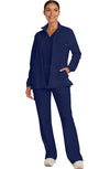 MDF Instruments HH-HH360-NAV-3XL Healing Hands Quest Brook Women's Zip Front Utility Jacket - Navy, 3XL