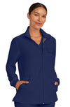 MDF Instruments HH-HH360-NAV-M Healing Hands Quest Brook Women's Zip Front Utility Jacket - Navy, M