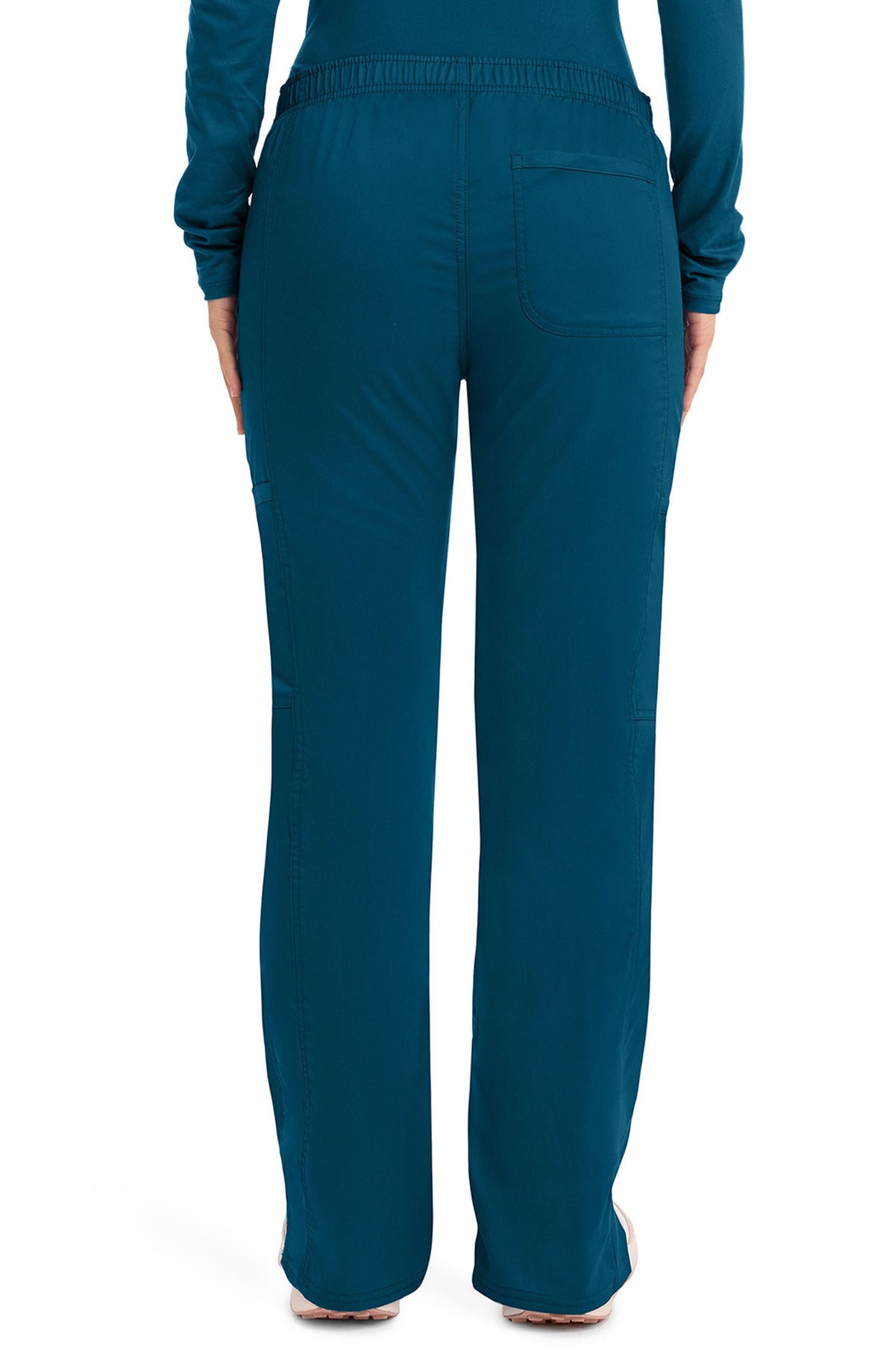 MDF Instruments CK-WW120-CAR-2XLP Cherokee Workwear Revolution Women's Cargo Scrub Pants - Caribbean Blue, 2XLP