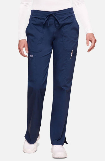 MDF Instruments CK-WW120P-NAV-XLP Cherokee Workwear Revolution Women's Cargo Scrub Pants - Navy, XLP