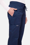 MDF Instruments CK-WW120P-NAV-XSP Cherokee Workwear Revolution Women's Cargo Scrub Pants - Navy, XSP