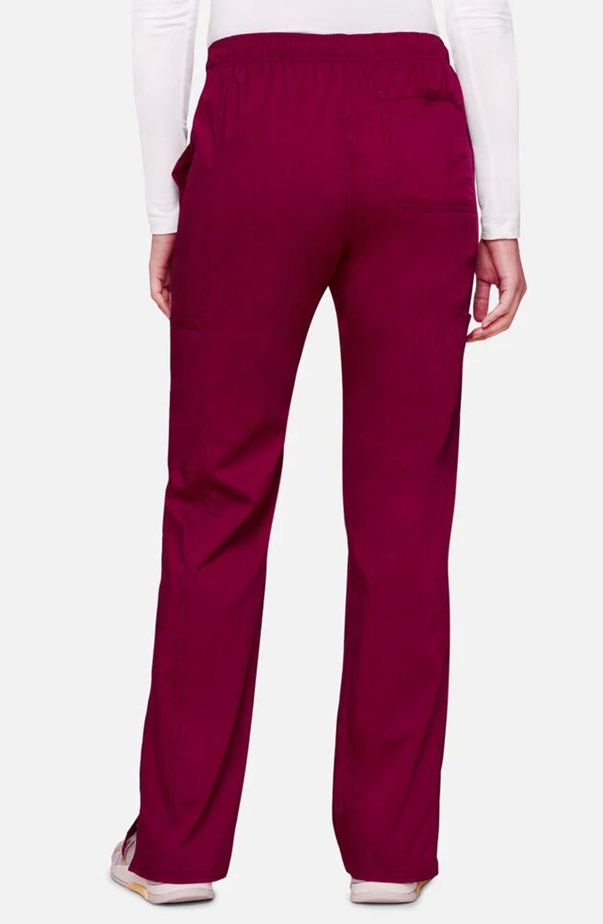MDF Instruments CK-WW120P-WIN-XSP Cherokee Workwear Revolution Women's Cargo Scrub Pants - Wine, XSP