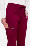 MDF Instruments CK-WW120-WIN-S Cherokee Workwear Revolution Women's Cargo Scrub Pants - Wine, S