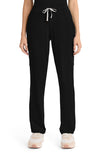 MDF Instruments CK-CK096-BLK-2XLT Cherokee Achieve Women's Straight Leg Scrub Pants - Black, 2XLT