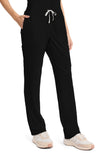MDF Instruments CK-CK096-BLK-MT Cherokee Achieve Women's Straight Leg Scrub Pants - Black, MT