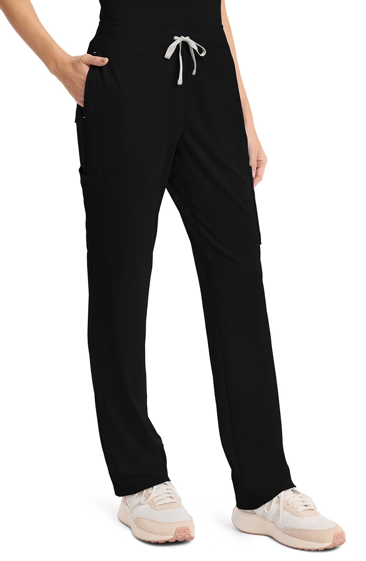 MDF Instruments CK-CK096-BLK-MT Cherokee Achieve Women's Straight Leg Scrub Pants - Black, MT