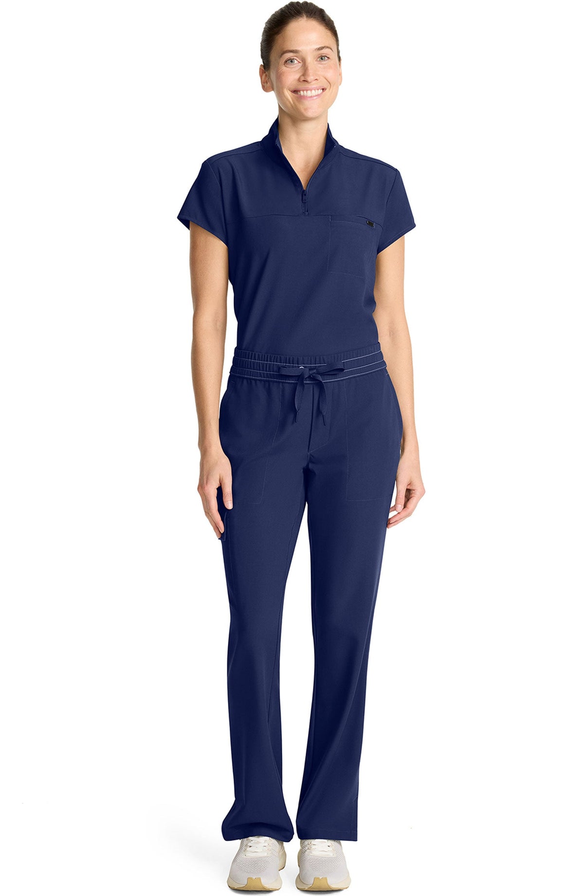 MDF Instruments HH-HH153-NAV-3XLP Healing Hands Quest Brandy Women's Straight Leg Cargo Scrub Pants - Navy, 3XLP
