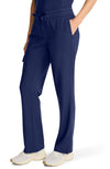 MDF Instruments HH-HH153-NAV-5XL Healing Hands Quest Brandy Women's Straight Leg Cargo Scrub Pants - Navy, 5XL