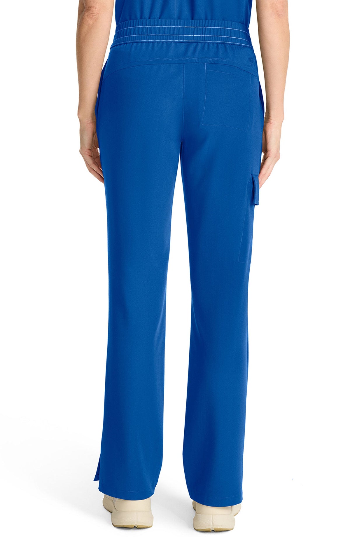MDF Instruments HH-HH153-ROY-XS Healing Hands Quest Brandy Women's Straight Leg Cargo Scrub Pants - Royal Blue, XS